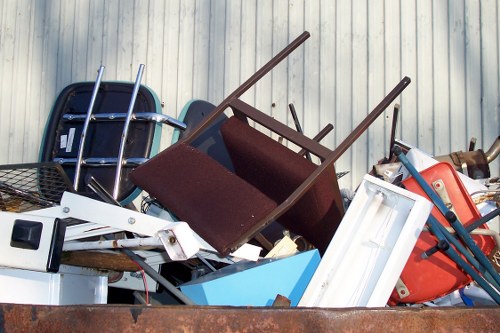 Recycling process in Hoxton